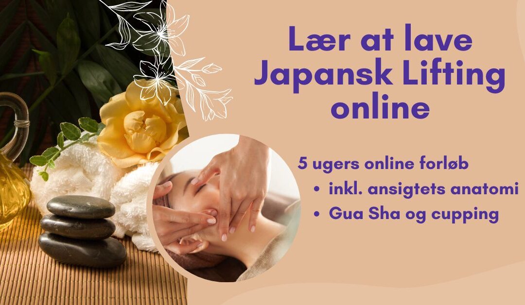 Ansigts terapi online med Japansk Lifting